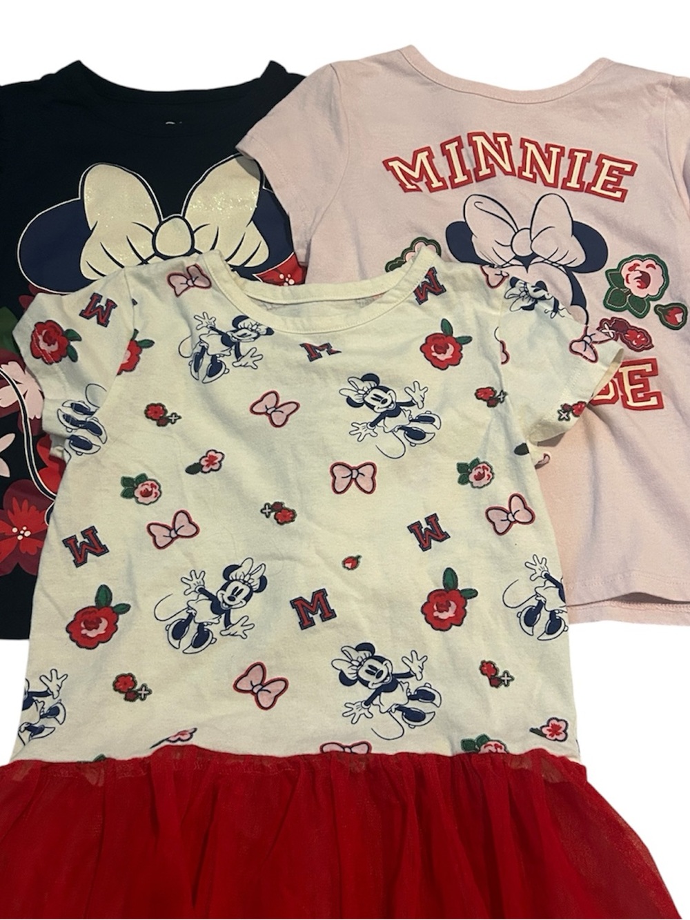 Disney Minnie Mouse girls shirt bundle size 5